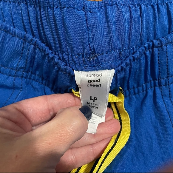 Four Stretch Royal Blue Scrub Bottoms Pants Size Large Petite - Picture 3 of 9